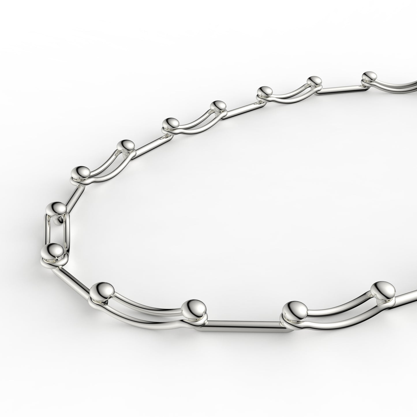 Collier Switch en argent massif - VESLER