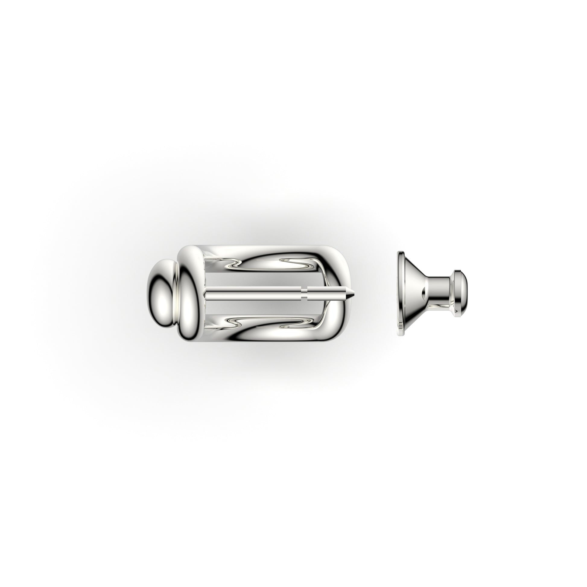 Boucle d'oreille Switch en argent massif - VESLER